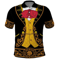 Mexican Mariachi Charro Suit Stylized Polo Shirt Cinco de Mayo Fiesta
