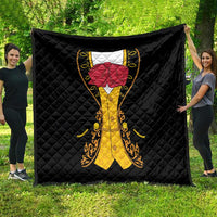Mexican Mariachi Charro Suit Stylized Quilt Cinco de Mayo Fiesta