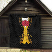 Mexican Mariachi Charro Suit Stylized Quilt Cinco de Mayo Fiesta