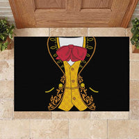 Mexican Mariachi Charro Suit Stylized Rubber Doormat Cinco de Mayo Fiesta