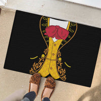 Mexican Mariachi Charro Suit Stylized Rubber Doormat Cinco de Mayo Fiesta