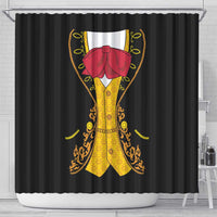 Mexican Mariachi Charro Suit Stylized Shower Curtain Cinco de Mayo Fiesta