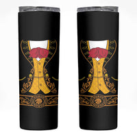 Mexican Mariachi Charro Suit Stylized Skinny Tumbler Cinco de Mayo Fiesta