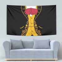Mexican Mariachi Charro Suit Stylized Tapestry Cinco de Mayo Fiesta