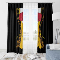Mexican Mariachi Charro Suit Stylized Window Curtain Cinco de Mayo Fiesta