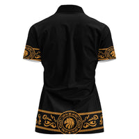 Mexican Mariachi Charro Suit Stylized Women Polo Shirt Cinco de Mayo Fiesta