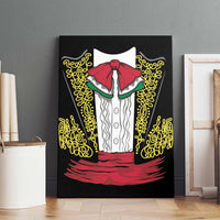 Mexican Charro Suit Stylized Canvas Wall Art Cinco de Mayo Costume