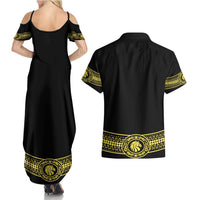 Mexican Charro Suit Stylized Couples Matching Summer Maxi Dress and Hawaiian Shirt Cinco de Mayo Costume