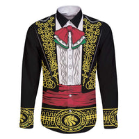 Mexican Charro Suit Stylized Family Matching Short Sleeve Bodycon Dress and Hawaiian Shirt Cinco de Mayo Costume