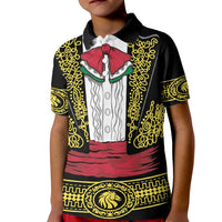 Mexican Charro Suit Stylized Kid Polo Shirt Cinco de Mayo Costume