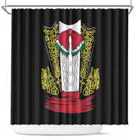 Mexican Charro Suit Stylized Shower Curtain Cinco de Mayo Costume