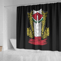 Mexican Charro Suit Stylized Shower Curtain Cinco de Mayo Costume