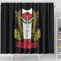 Mexican Charro Suit Stylized Shower Curtain Cinco de Mayo Costume