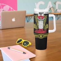 Mexican Charro Suit Stylized Tumbler With Handle Cinco de Mayo Costume