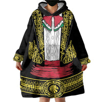 Mexican Charro Suit Stylized Wearable Blanket Hoodie Cinco de Mayo Costume