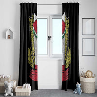 Mexican Charro Suit Stylized Window Curtain Cinco de Mayo Costume