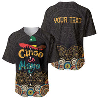 Personalized Mexico Cinco de Mayo Fiesta Baseball Jersey Traditional Sombrero Hat