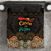 Mexico Cinco de Mayo Fiesta Bedding Set Traditional Sombrero Hat