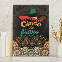 Mexico Cinco de Mayo Fiesta Canvas Wall Art Traditional Sombrero Hat