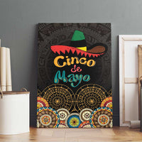 Mexico Cinco de Mayo Fiesta Canvas Wall Art Traditional Sombrero Hat