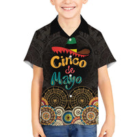 Personalized Mexico Cinco de Mayo Fiesta Hawaiian Shirt Traditional Sombrero Hat