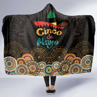 Mexico Cinco de Mayo Fiesta Hooded Blanket Traditional Sombrero Hat