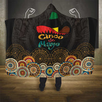 Mexico Cinco de Mayo Fiesta Hooded Blanket Traditional Sombrero Hat