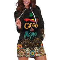 Personalized Mexico Cinco de Mayo Fiesta Hoodie Dress Traditional Sombrero Hat