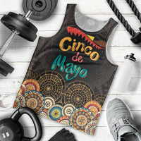 Personalized Mexico Cinco de Mayo Fiesta Men Tank Top Traditional Sombrero Hat