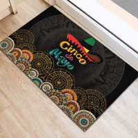 Mexico Cinco de Mayo Fiesta Rubber Doormat Traditional Sombrero Hat