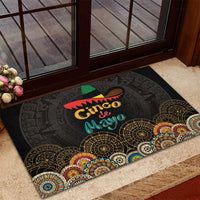 Mexico Cinco de Mayo Fiesta Rubber Doormat Traditional Sombrero Hat