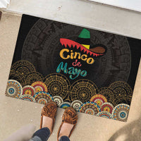 Mexico Cinco de Mayo Fiesta Rubber Doormat Traditional Sombrero Hat