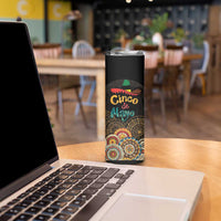 Personalized Mexico Cinco de Mayo Fiesta Skinny Tumbler Traditional Sombrero Hat