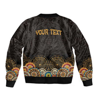 Personalized Mexico Cinco de Mayo Fiesta Sleeve Zip Bomber Jacket Traditional Sombrero Hat