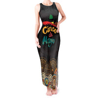 Personalized Mexico Cinco de Mayo Fiesta Tank Maxi Dress Traditional Sombrero Hat