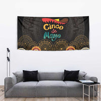 Mexico Cinco de Mayo Fiesta Tapestry Traditional Sombrero Hat