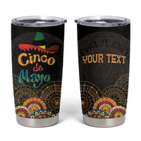 Personalized Mexico Cinco de Mayo Fiesta Tumbler Cup Traditional Sombrero Hat