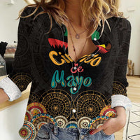 Personalized Mexico Cinco de Mayo Fiesta Women Casual Shirt Traditional Sombrero Hat