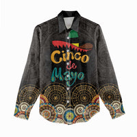 Personalized Mexico Cinco de Mayo Fiesta Women Casual Shirt Traditional Sombrero Hat