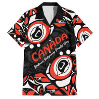 Canada National Indigenous Peoples Day 2024 Family Matching Off Shoulder Maxi Dress and Hawaiian Shirt Haida Pattern - Wonder Print Shop