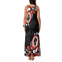 Canada National Indigenous Peoples Day 2024 Family Matching Tank Maxi Dress and Hawaiian Shirt Haida Pattern - Wonder Print Shop