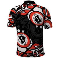 Canada National Indigenous Peoples Day 2024 Polo Shirt Haida Pattern - Wonder Print Shop