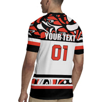 Canada Hockey 2024 Rugby Jersey Haida Maple Leaf - Wonder Print Shop