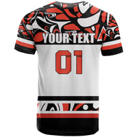 Canada Hockey 2024 T Shirt Haida Maple Leaf - Wonder Print Shop