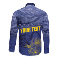 National Montana Day 2024 Long Sleeve Button Shirt The Treasure State - Wonder Print Shop