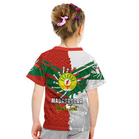 Personalised 26 June Madagascar Independence Day Kid T Shirt Baobab Mix African Pattern - Wonder Print Shop