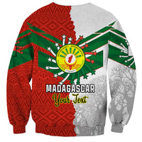 Personalised 26 June Madagascar Independence Day Sweatshirt Baobab Mix African Pattern - Wonder Print Shop
