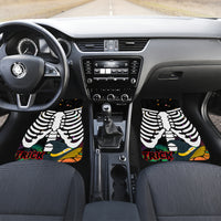 Halloween Skeleton Car Mats Trick or Treat Witch Pumpkin Colorful - Wonder Print Shop