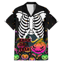 Halloween Skeleton Family Matching Mermaid Dress and Hawaiian Shirt Trick or Treat Witch Pumpkin Colorful - Wonder Print Shop