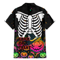 Halloween Skeleton Family Matching Mermaid Dress and Hawaiian Shirt Trick or Treat Witch Pumpkin Colorful - Wonder Print Shop